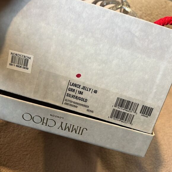 Jimmy Choo • Lance silver jelly sandals - Picture 9 of 10